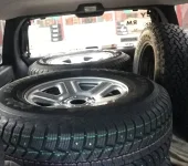 JK snow package in the back of the old ZJ....webp
