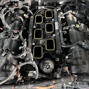 Upper intake removed