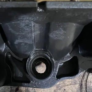 Close up of injector hole