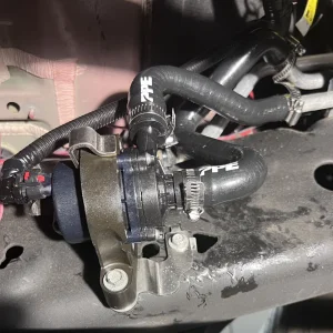 Pump relocated