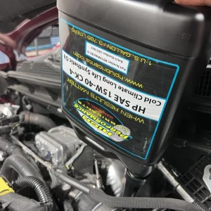 HPL Cold Climate 15w-40 goes in