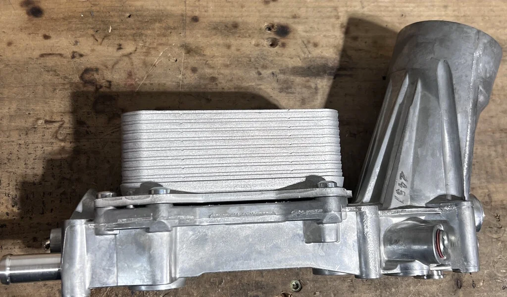 Cooler installed on base