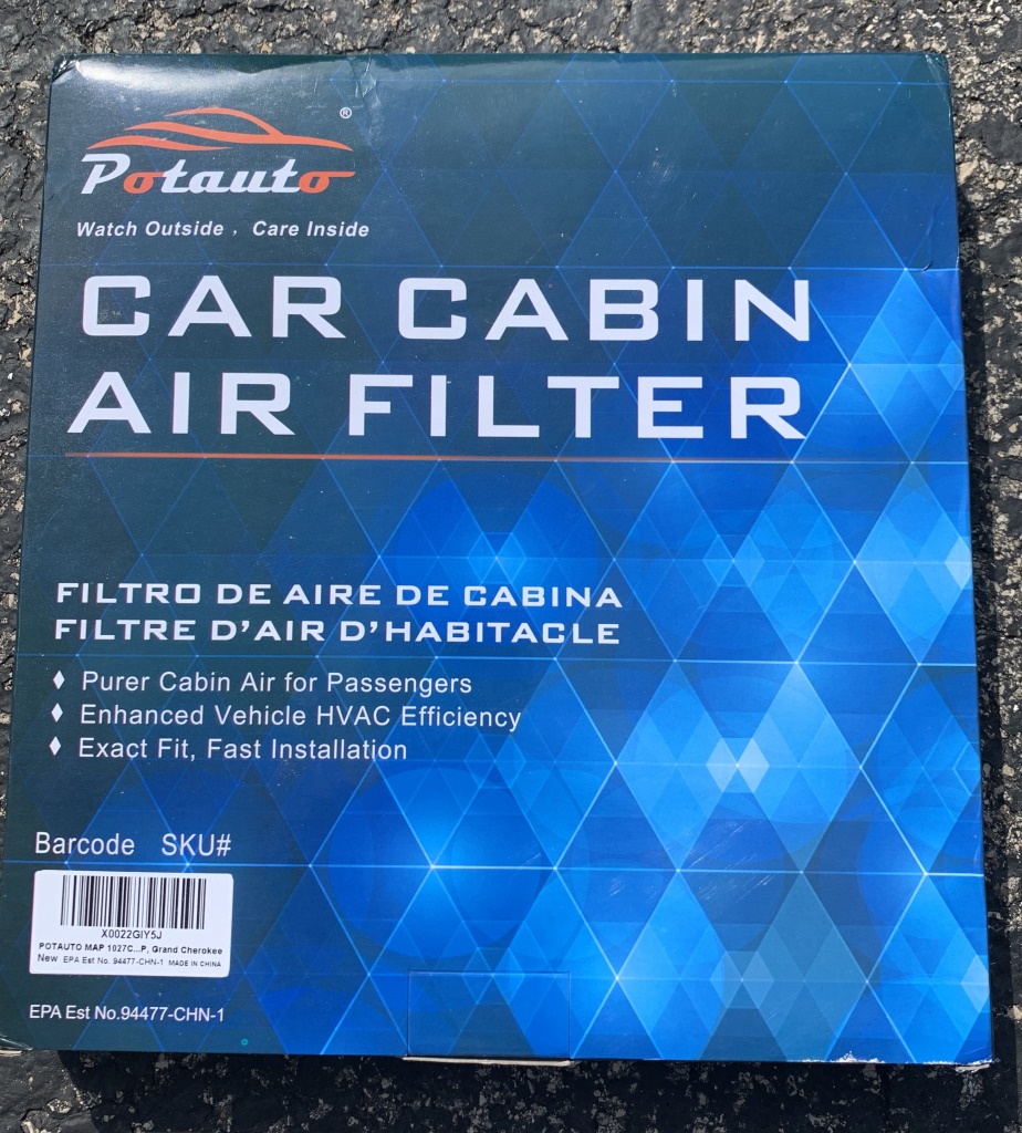 Potauto cabin air filter