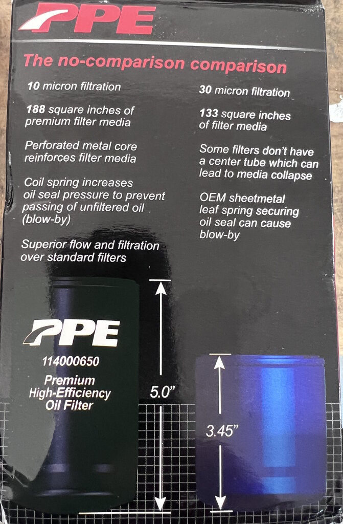 PPE oil filter 3